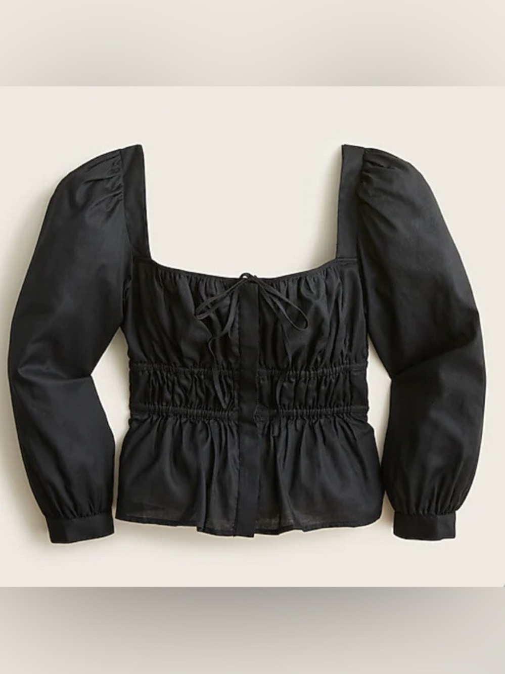 New J. Crew Women’s Cinched Waist Top Size 00